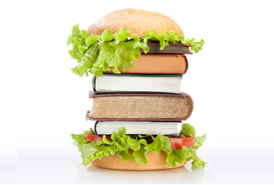 Un burger de livres