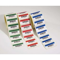 Etiquettes couleur pour code-barres (lot/500)