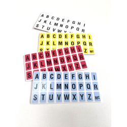 Etiquettes Alphabet 20 x 13 mm