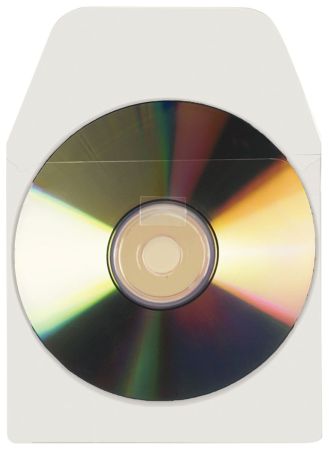 10 pochettes CD/DVD auto-adhésives