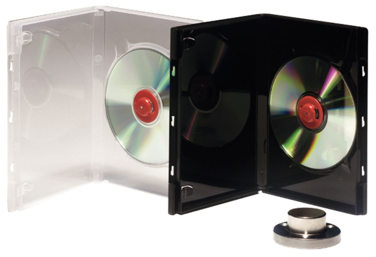 boîtier 1-2 CD/DVD transparent