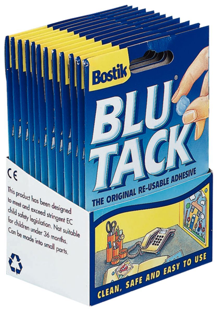 Blu-Tack - Paquet de pate à fixer bleue