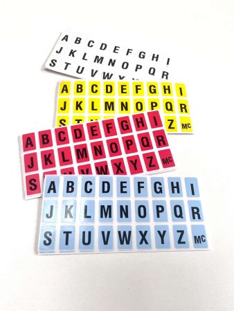 Etiquettes Alphabet 20 x 13 mm